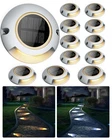 Solar Driveway Lights Outdoor WATERPROOF,2 Color Modes Deck Doc... New. Price: $138.48.