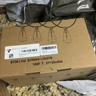 100FT Dimmable ST38 Led Outdoor String Lights Waterproof Patio With 54 Shatterpr New. Price: $35.00.