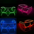 Luminous Led Adjustable Flashing Light Up Glasses, Novelty Party New. Price: $14.76.