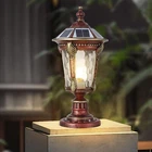 Slawa Outdoor Solar Column Caps Lamps Modern Exterior Post Lights - Alum... New. Price: $127.69.