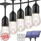 Mlambert 2PK 48FT Solar String Lights Outdoor Dimmable New. Price: $110.99.