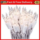 612 Vermont 100 Clear Christmas Lights White Wire, Ul Approved For Indoor/... New. Price: $25.99.