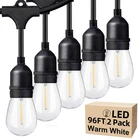 Lakumu Outdoor String Lights 96FT(48 2), Commercial Grade Heavy Duty Patio New. Price: $78.54.