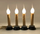 Enhon Country Candle Lights Christmas Set 4 Electric 0.6 Bulbs New. Price: $19.50.