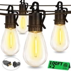 200FT Outdoor String Lights With 70 Shatterproof S14 Vintage Edison Bulbs E12... New. Price: $127.68.