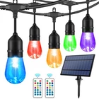 Wenfeng Solar Outdoor Rgb String Lights, 15+3 Ft, Multicolor New. Price: $96.26.