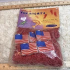 Stars & Stripes Flag Light Set 10 Blow Mold Primal Lite Patriotic New 4TH July. Price: $18.00.