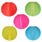 Sienna Set Of 5 Multi-color Chinese Lantern Garden Patio Lights White Wire New. Price: $37.79.