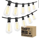 Brightever Led Outdoor String Lights 100FT Patio With 52 Shatterproof... Open. Price: $22.00.