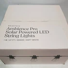 Brightech Ambience Pro Solar Powered String Lights, 27 Foot New Sealed. Price: $32.99.