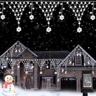 Dbfairy Christmas Net Lights Plug In, 207 Led 13.1FT Cool White Snowflake New. Price: $19.94.