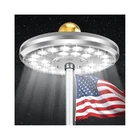 Flag Pole Solar Light, 29 Led Power, Durable Silver New. Price: $43.23.