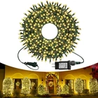 Kemooie 300 Led Christmas Lights, 99FT Connective Green Wire Tree Plug New. Price: $20.99.