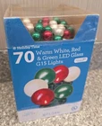 Holiday Time 70 Glass G15 Lights 18' 62-020A String Globe Sealed New. Price: $18.39.