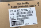 Southwire 7538SW, Temporary Light Stringer, 50 12/3 Cord, Lite, Steel Guards New. Price: $90.00.