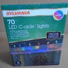 Sylvania 70 Led Icicle Light C9 Bulbs Multicolor White Wire Open. Price: $24.99.
