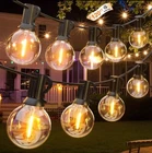 Led String Lights - Gluroo 120FT (60 X 2PC) G40 Bulbs, Waterproof Dimmable Globe New. Price: $34.99.