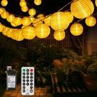 Lantern String Lights Outdoor Plug In, 40FT Connectable Warm White & La... New. Price: $40.45.