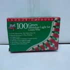 Yule Rite 100 Green Mini Christmas Lights Set Wire 25.5 Ft Indoor Outdoor Open. Price: $8.83.