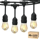 Svater 48 Ft Outdoor String Lights 2W, Commercial Grade Patio With 15 Pc New. Price: $73.73.