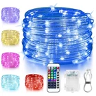 Omika Rope Lights 33FT 100 Leds (battery & Usb Powered), 16 Color Changing New. Price: $36.99.