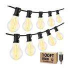 100FT Led Outdoor String Lights, Waterproof Patio With 32 Sh... Fast Ship New. Price: $32.94.