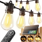 54FT(48+) Solar String Lights Outdoor Waterproof With Usb Charging & Remote Cont New. Price: $36.67.