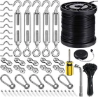 Blika Globe String Light Suspension Kit, Outdoor Guide 170FT, Black New. Price: $55.44.