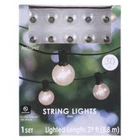 Ashland String Lights 30 Clear Globe 29 Foot Length New. Price: $24.99.