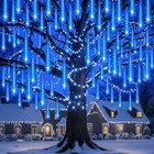 Adecorty Outdoor Christmas Lights Meteor Shower Ul 8 TUBES-26.9FT, Blue New. Price: $27.99.