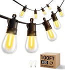 Outdoor String Lights Patio Led Outside - 30M 28+2 S14 100FT Porch New. Price: $62.99.