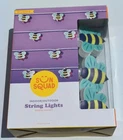 2) Sun Squad Indoor/outdoor String Lights Teal Wings Bees 7 Weather Resistant New. Price: $16.95.