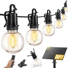 Zjojo Solar Outdoor String Lights Waterproof, 50FT G40 Globe Patio Str... New. Price: $73.51.