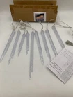 Pottery Barn Icicle Outdoor Holiday String Lights 5 Ft #3002E New. Price: $85.94.