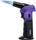Butane Torch Lighter, 0-90 Rotating Angle Purple And Black New. Price: $20.49.
