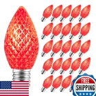 Minetom 50 C7 Red Led Christmas Lights Bulbs E12 Dimmable Shatterproof Outdoor New. Price: $67.94.