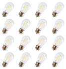 Rolay S14 Clear Led 2W Plastic String Light Bulbs E26 Base Replacement 16-PACK New. Price: $32.28.