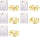 Minetom Fairy Lights Battery Operated 5 Pack 7FT 20 Led String Timer Silv New. Price: $26.42.