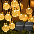 2-PACK 120 Led 72FT Solar Lights Outdoor Waterproof, Crystal Globe Wit... New. Price: $37.15.