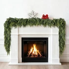 9FT Real Touch Cedar Pine Garland For Elegant Holiday Decor Indoors & Outdoors New. Price: $58.99.