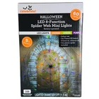 Way To Celebrate Halloween Spider Web Mini Lights Led 8 Function 5FT Diameter New. Price: $17.99.