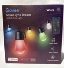 Govee Lynx Dream Led Wi-fi String Lights, 15 Bulbs, 48FT, H7028AB1 Nib New. Price: $43.99.