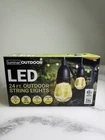 Outdoor Luminar 24FT Led String Lights 12 Bulbs Waterproof/shatter (new) Open. Price: $20.00.