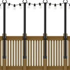 Nuerpo 4 Pack String POLES,5FT Metal For Outdoor Lights,ou... New. Price: $53.79.