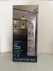 Hampton Bay String 12 Ft. Plug-in Copper Indoor Outdoor (10-LED Light) Open. Price: $24.99.