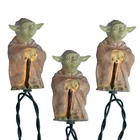 Christmas 10-LIGHT Star Wars Plastic Yoda Set Kurt Adler New SW9801. Price: $39.95.