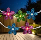 Northlight Set Of 10 Pink, Blue Green Flower Patio Garden Novelty 2.5 New. Price: $20.49.