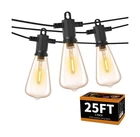Zotoyi Outdoor String Lights 25FT, Waterproof IP65 Patio Wit... Fast Ship New. Price: $23.37.