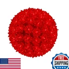 Novelty Red 7.5" Starlight Sphere 100 Led Christmas Ornament Ball New. Price: $64.64.
