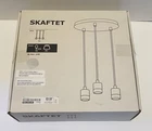 Ikea Skaftet Triple Cord Hanging Ceiling Mount Lights New Open Box. Price: $33.99.